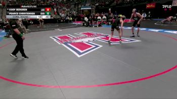 106-5A Cons. Round 1 - Cody Bergren, Lakewood vs Pearce Christensen, Grandview