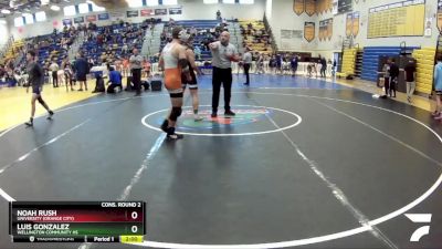 138 Blue Cons. Round 2 - Noah Rush, University (Orange City) vs Luis Gonzalez, Wellington Community Hs