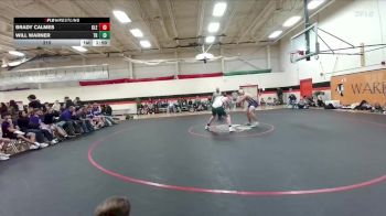 215 lbs Round 4 (6 Team) - Will Warner, Tongue River vs Brady Calmes, Glenrock