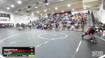 150 lbs Cons. Round 2 - Siddarth Pillai, La Canada vs Eli Lopez, Segerstrom