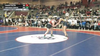5A 235 lbs Cons. Semi - Hannah Keller, Beebe High School vs Abryanah Campos, MOUNTAIN HOME HIGH SCHOOL