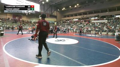 4A 157 lbs 3rd Place Match - Courtland Vonnahme, Subiaco vs Dalton Langley, Bauxite