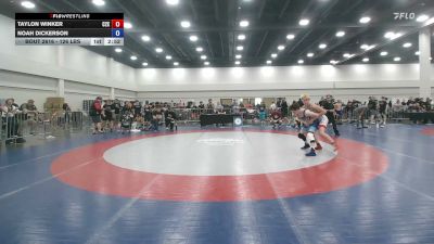 126 lbs Cons. Quarters - Taylon Winker, C2x vs Noah Dickerson