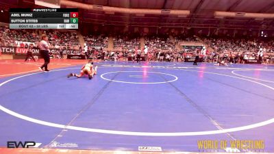 58 lbs Consi Of 16 #1 - Abel Muniz, Force Elite vs Sutton Stites, Raw Wrestling Club