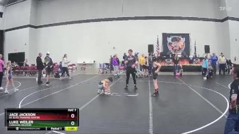 66 lbs Round 5 - Jace Jackson, Kc Elite Training Center vs Luke Weiler, Carolina Reapers