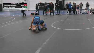 88 lbs Round 5 (6 Team) - Mason Martinez, Brawler Elite vs Troy Plankenhorn, Warhawks