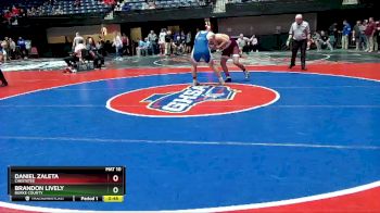 4A-215 lbs Cons. Round 3 - Daniel Zaleta, Chestatee vs Brandon Lively, Burke County