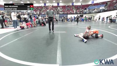 43 lbs Consolation - Paul Velazquez, Lexington Wrestling Club vs Brantley Lynn, Lexington Wrestling Club