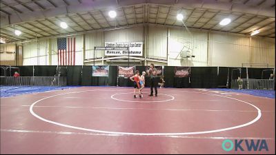 64 lbs Round Of 16 - Gunner Swain, Elgin Wrestling vs Cason Inger, Powerhouse Blue