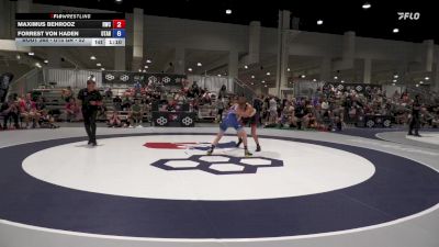 U15 GR - 52 lbs Cons. Round 3 - Maximus Behrooz, Richmond Wrestling Club vs Forrest Von Haden, Utah