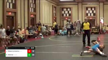 64 lbs Round 2 (6 Team) - Christopher Weiner, Headhunters Blue vs Jax Wawrzynowicz, MI Pittbulls