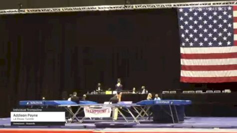 Addison Payne - Individual Trampoline, LA Power Tumble - 2021 USA Gymnastics Championships