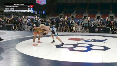 120 lbs Champ. Rd Of 16 - Jaxon Sanchez, California vs Devin Hord, North Carolina