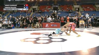 126 lbs Champ. Rd Of 16 - Benito Barnhart, Florida vs Westin Pollock, Oklahoma
