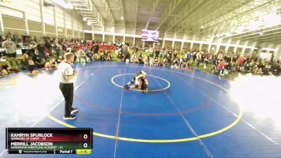 117 lbs Semis & Wb (16 Team) - Kamryn Spurlock, Warriors Of Christ vs Merrill Jacobson, Sanderson Wrestling Academy