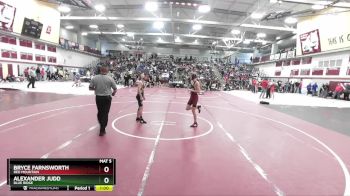 106 lbs Cons. Round 1 - Alexander Judd, Blue Ridge vs Bryce Farnsworth, Red Mountain