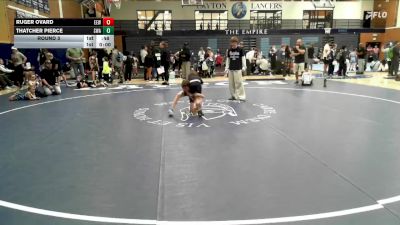 60-63 lbs Round 3 - Thatcher Pierce, Sanderson Wrestling Academy vs Ruger Ovard, Evanston Elite Wrestling