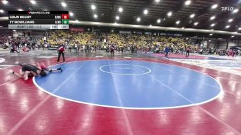 113 lbs Semifinal - Ty McWilliams, Lander Legacy Wrestling Club vs Colin McCoy, Chadron Junior Wrestling Club