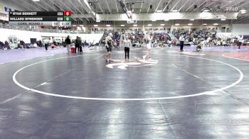 157 lbs Cons. Round 3 - Ryan Bennett, Southeastern vs Willard Sprenger, Bismarck State College