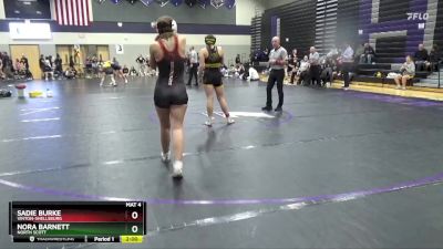 140 lbs Semifinal - Sadie Burke, Vinton-Shellsburg vs Nora Barnett, North Scott