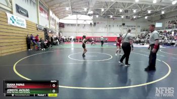 110 (112) Champ. Round 2 - Jordyn Jacildo, Jesse Bethel High School vs Giana Papas, Northgate