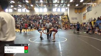 113 lbs Round Of 32 - Alexander Martinez, Barbara Goleman vs Ryan King, Wellington