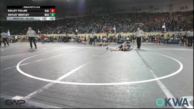 98 lbs Consi Of 8 #2 - Kalley Fuller, Blue Devil Wrestling Club vs Hayley Bentley, Brushy Wrestling Club