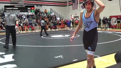 126 lbs Quarterfinal - Jarrett Engel, West Delaware, Manchester vs Peyton Sargent, Charles City