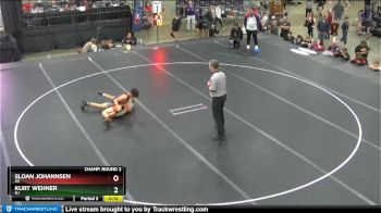 120 lbs Champ. Round 2 - Alexander Hague, CO vs Travis Cardenas, AZ