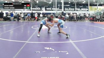 125 lbs Rr Rnd 3 - Lucas Jones, Kraken Black - MS vs Johnny Erven, Shore Thing WC - MS