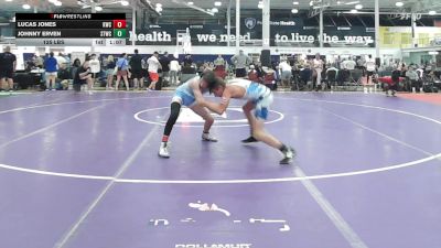 125 lbs Rr Rnd 3 - Lucas Jones, Kraken Black - MS vs Johnny Erven, Shore Thing WC - MS