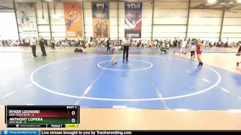 72 lbs Rd# 1 9:00am Friday - Anthony Lopera, M2TC Blue vs Ryker Leonard, East Coast Elite