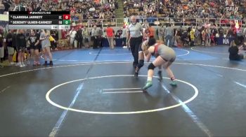 137 lbs Semifinal - Clarissa Jarrett, St.Clairsville vs Serenity Ulmer-Earnest, Fairborn