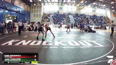 106 Blue Round 4 - Gabe Wiesenfeld, Winter Park vs Aiden Sandlofer, Wellington Community Hs