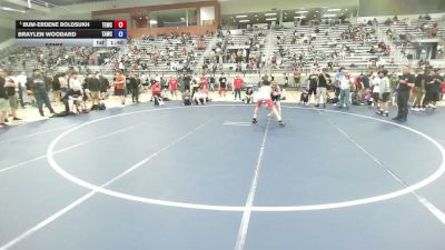165 lbs Semis - Bum-Erdene Boldsukh, Takedown Express Wrestling Club vs Braylen Woodard, Team Aggression Wrestling Club