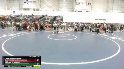 83 lbs Cons. Round 3 - Frank Schimpf, Webster Schroeder Youth Wrestling Club vs Camden Barlow, Grain House Grapplers Wrestling Club