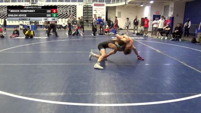 114 lbs Consy 8 - Brock Humphrey, Linsly School-WV vs Shiloh Joyce, Christian Brothers Acad.-NJ