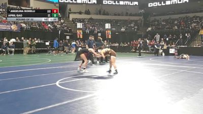 125 lbs Round Of 32 - Angelina Borelli, Los Banos (SJ) vs April Gao, St. Francis (CC)