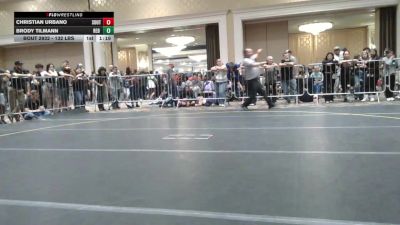 132 lbs Round Of 128 - Christian Urbano, Southwest Stallions WC vs Brody Tilmann, Red Mountain WC