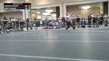 132 lbs Round Of 128 - Christian Urbano, Southwest Stallions WC vs Brody Tilmann, Red Mountain WC