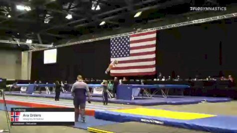Ava Orders - Tumbling, Integrity Athletics - 2021 USA Gymnastics Championships
