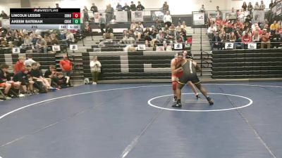 215 lbs Round 1 (16 Team) - Lincoln Lessis, Sonoraville vs Akeem Bateman, Cook