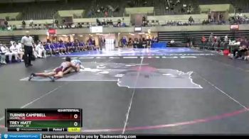 120 lbs Quarterfinals (8 Team) - Trey Hiatt, Owatonna vs Turner Campbell, Holmen