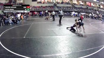 75 lbs Cons. Round 2 - Kolter Arthur, Nebraska City Wrestling Club vs Myer Engel, GI Grapplers