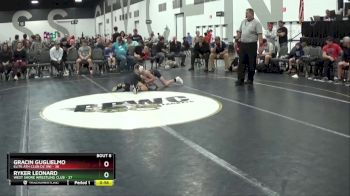 80 lbs Round 2 (8 Team) - Gracin Guglielmo, Elite Ath Club DZ (IN) vs RYKER LEONARD, West Shore Wrestling Club