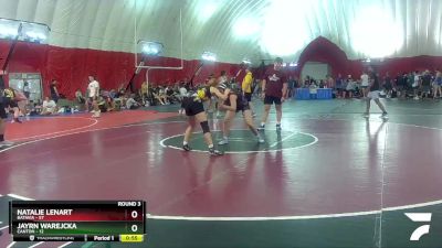 124-126 lbs Round 3 - Jayrn Warejcka, Canton vs Natalie Lenart, Batavia