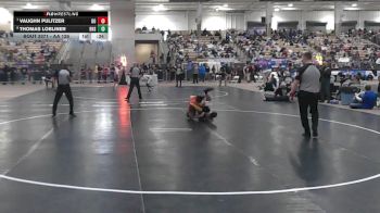 AA 126 lbs 5th Place Match - Vaughn Pulitzer, Dobyns Bennett High School vs Thomas Lobliner, Ravenwood High School