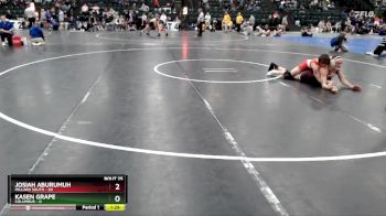 157 lbs Round 4 (16 Team) - Josiah Aburumuh, Millard South vs Kasen Grape, Columbus