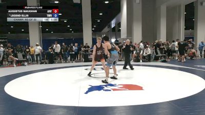 67 kg Champ. Rd Of 32 - Augustus Maughan, Air Force Regional Training Center vs Legend Ellis, Threestyle Wrestling