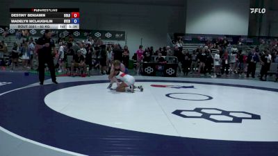 65 kg Champ. Rd Of 32 - Destiny Benjamin, Colorado vs Madelyn McLaughlin, New York City RTC